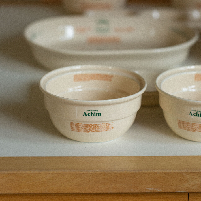 ｜momur｜ Rice Bowl (Green Orange)
