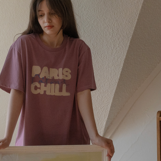 ｜HOTEL PARIS CHILL｜ Paris Chill T-Shirt (Lilac)