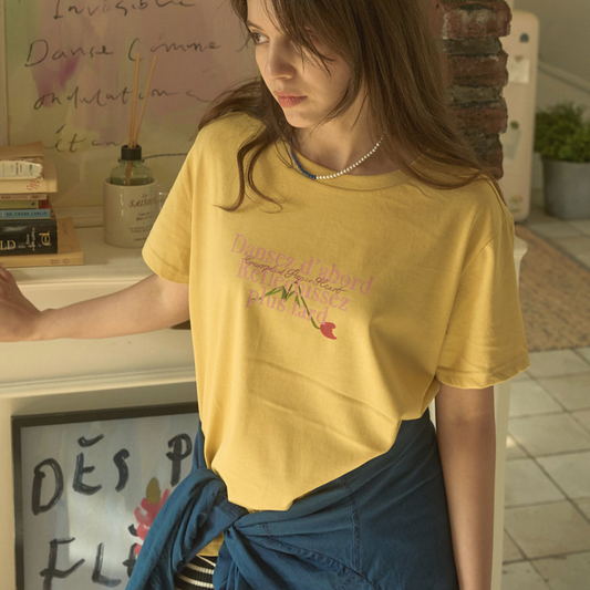 ｜HOTEL PARIS CHILL｜ Wander T-Shirt (Vanilla)