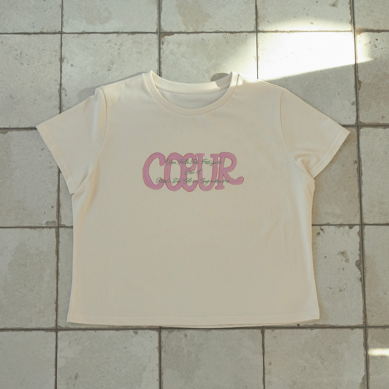 ｜HOTEL PARIS CHILL｜ Paper Heart T-Shirt (Linen)