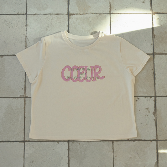 ｜HOTEL PARIS CHILL｜ Paper Heart T-Shirt (Linen)