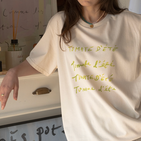 ｜HOTEL PARIS CHILL｜ Tomato T-Shirt (Linen)