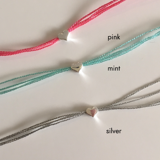 ｜moat｜ Kitsch Heart Bracelet (Silver925)