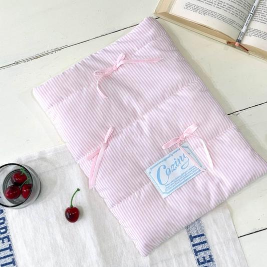 ｜COZING｜ Pillow Notebook Pouch (Pastel Pink)