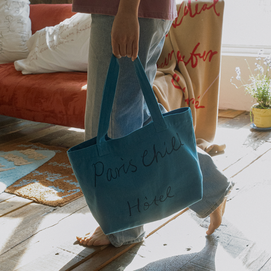 ｜HOTEL PARIS CHILL｜ Breezy Day Bag (Ocean)