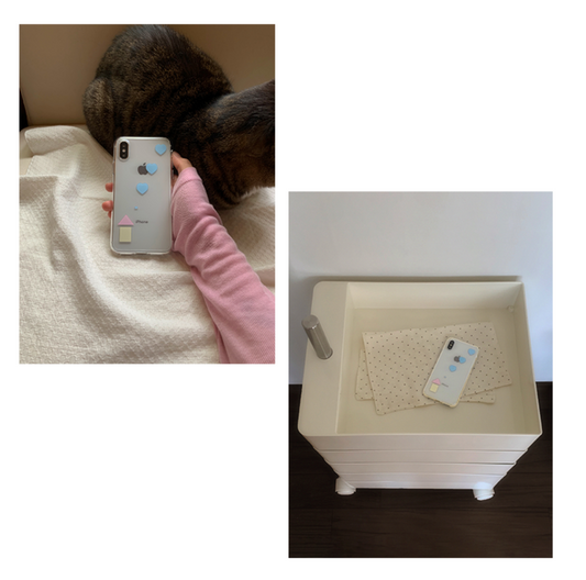 ｜1081｜ h o m e - c l e a r Jelly Hard Case