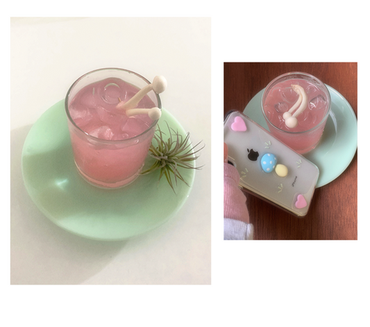 ｜1081｜ m u s h r o o m Resin Jelly Hard Case