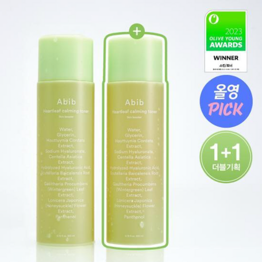 ｜abib｜ Heartleaf Calming Toner 200ml + 200ml)