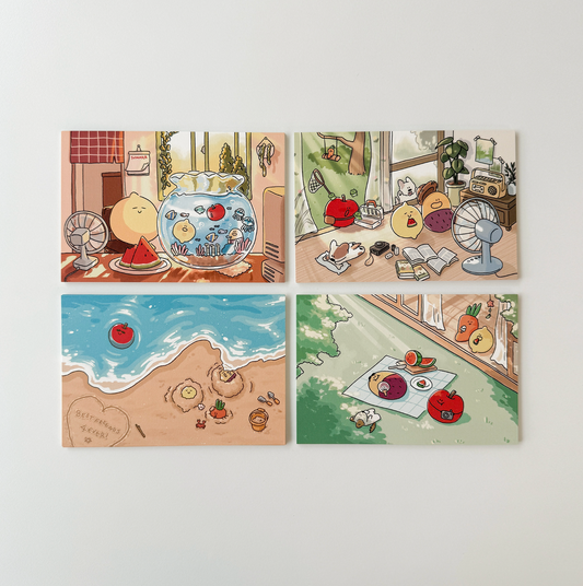 ｜second morning｜ Summer Holiday Postcard