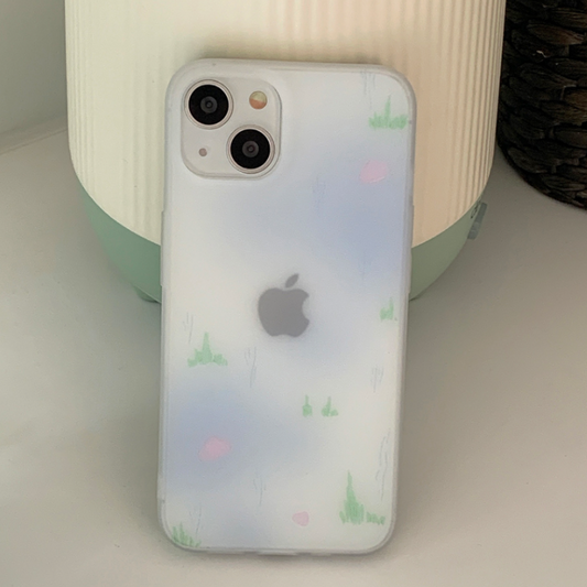 ｜withsome｜ Pastel Blur Sea Phone Case