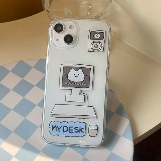 ｜withsome｜ My Desk Jelly Phone Case