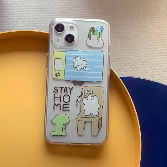 ｜withsome｜ STAY Home Cat Phone Case