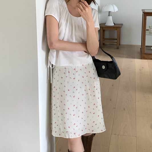 ｜FROM BEGINNING｜ Bella Flower Midi skirt