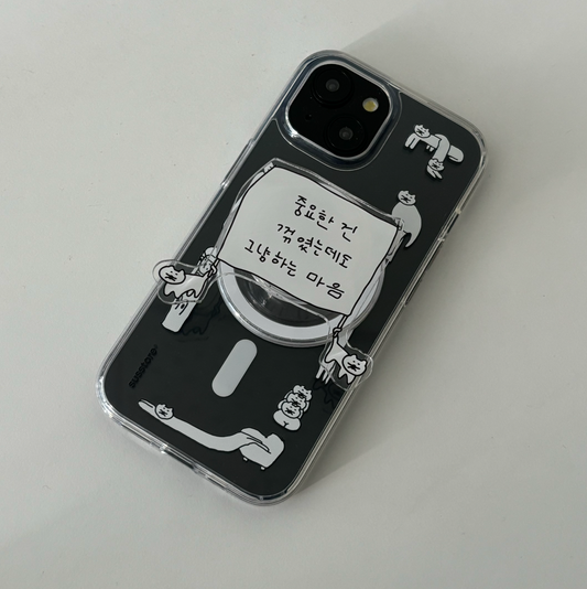 ｜SUSSTORE｜ 테두리 매옹이 MagSafe Phone Case