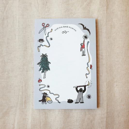 ｜HUGINN AND MUNINN｜ Daily Drawing Memopad (2Types)