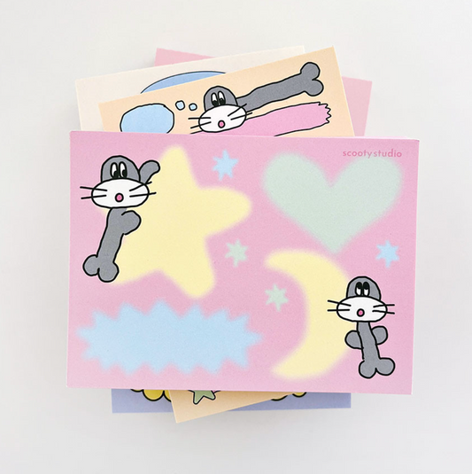 ｜scooty studio｜ Freddy Memo Pad