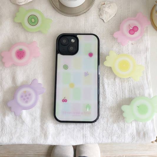｜your emotions｜ Fruit Mix Glass Phone Case