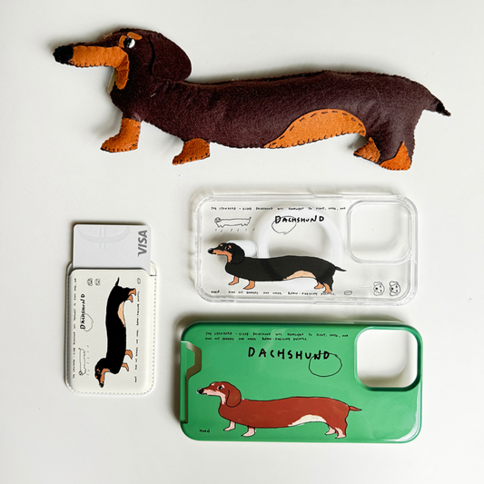 ｜3MONTHS｜ Dachshund MagSafe Phone Case