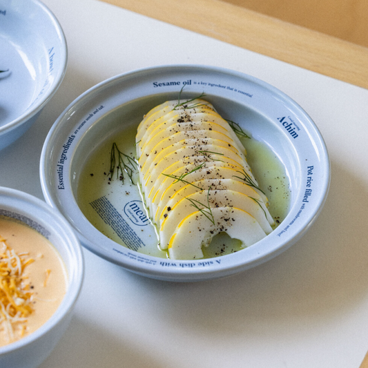 ｜momur｜ ｜weekend 9｜ Meal Round Plate Sky Blue