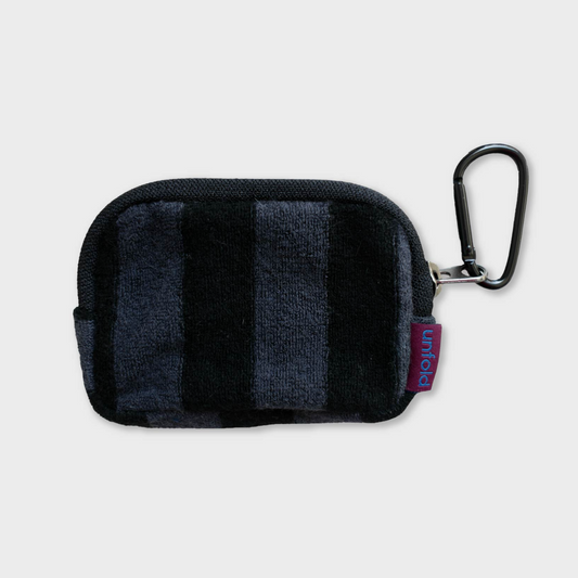｜unfold｜ Terry Card Case (Black Stripe)