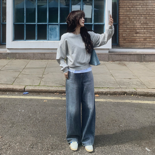 ｜SLOWAND｜ # SLOWMADE MORE WIDE AIR Soft Denim Pants