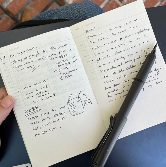 ｜ON YOUR MIND｜ Green Notebook