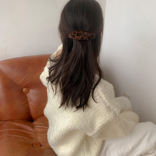｜moat｜ Calf Leopard Hairpin