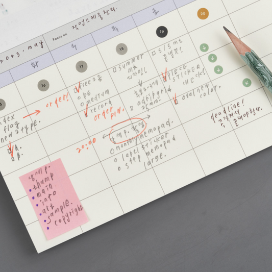 ｜analogue keeper｜ Monthly Memopad