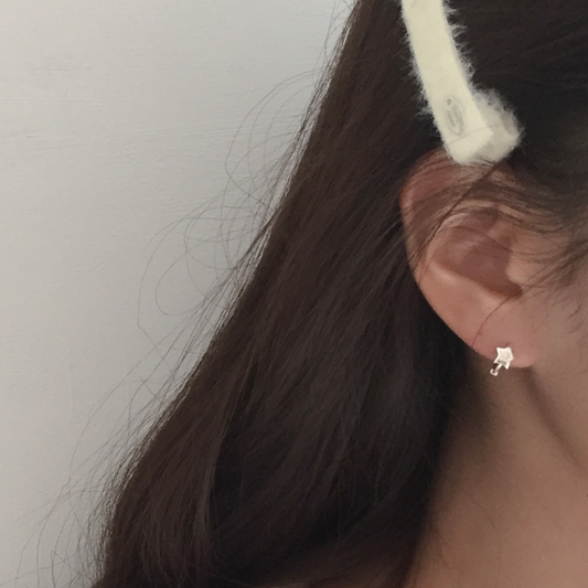 ｜moat｜ Stellar Onetouch Earring (silver925)