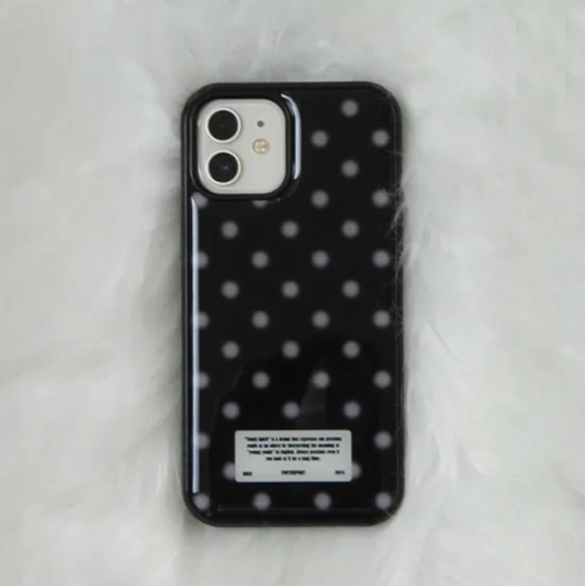 ｜YOUTH SPIRIT｜ Snow Dot Epoxy Case Bumper Dark Grey