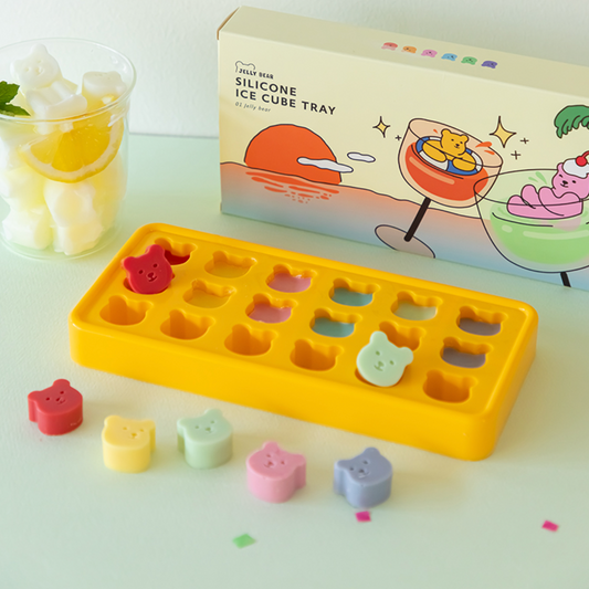 ｜Dailylike｜ Silicone Ice Cube Tray - 01 Jelly Bear
