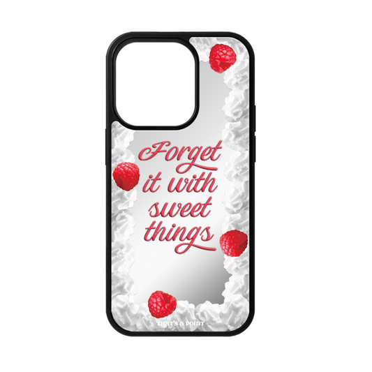 ｜That's a point｜ Raspberry Cake Mirror Case (MagSafe)
