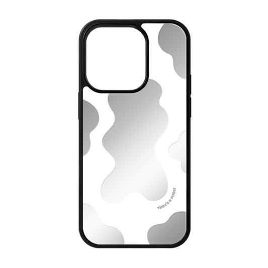 ｜That's a point｜ Cow Wave (ver.2) Mirror Case (MagSafe)