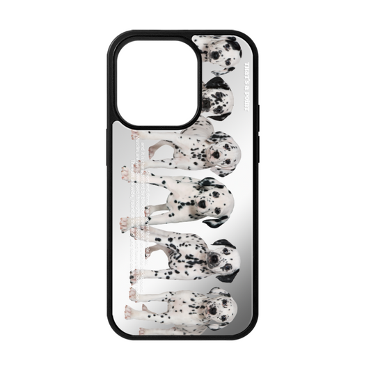 ｜That's a point｜ Dalmatian Mirror Case (MagSafe)