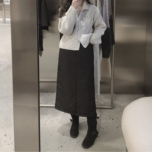 ｜SLOWAND｜ # SLOWMADE Winter Warm Padded Pants / Skirts