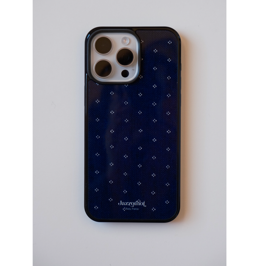 ｜JAZZ OR NOT｜ French Comfy Phone Case - Bleu Minuit