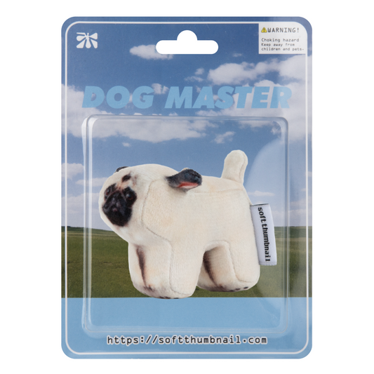 ｜SOFT THUMBNAIL｜ Chun, Pug Keyring