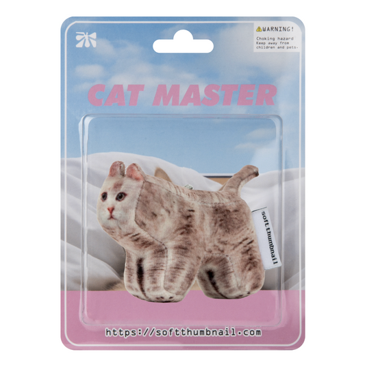 ｜SOFT THUMBNAIL｜ Moca, British Shorthair Keyring