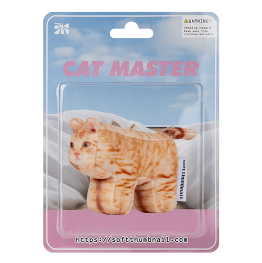 ｜SOFT THUMBNAIL｜ Cheese, Domestic Shorthair Keyring
