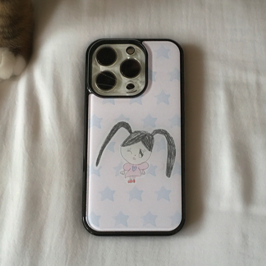 ｜1081｜ 분홍둥이 Epoxy Phone Case