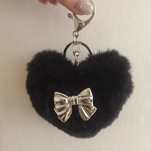 ｜moat｜ Black Ribbon Keyring