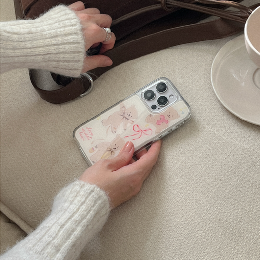 ｜Mademoment｜ Sweet Bear Acrylic Cover Case