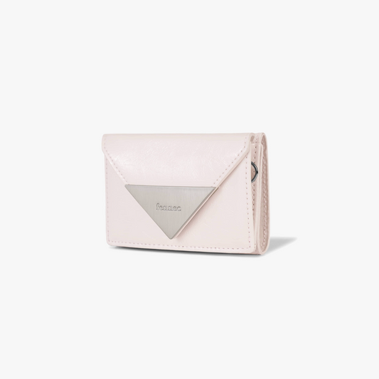 ｜Fennec｜ CRINKLE TRIANGLE TRIPLE WALLET - BLOSSOM