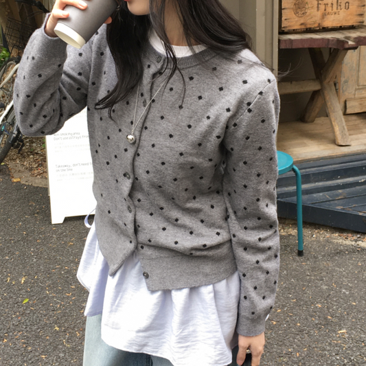 ｜98°C｜ Minuet Dot Cardigan