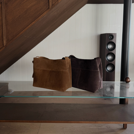 ｜SLOWAND｜ Premium Cowhide Suede Bag