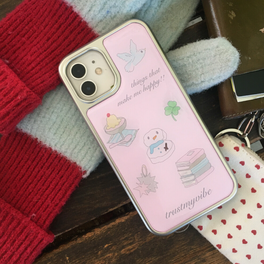 ｜trustmyvibe｜ Happythings Drawing Phone Case