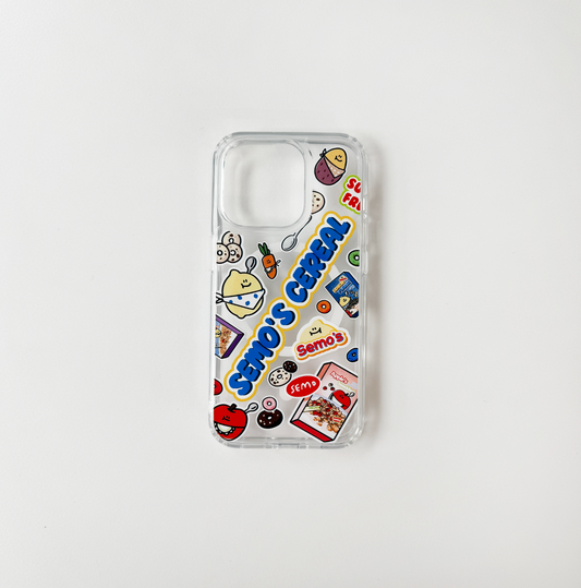｜second morning｜ Triangle Cereal MagSafe Clear Case