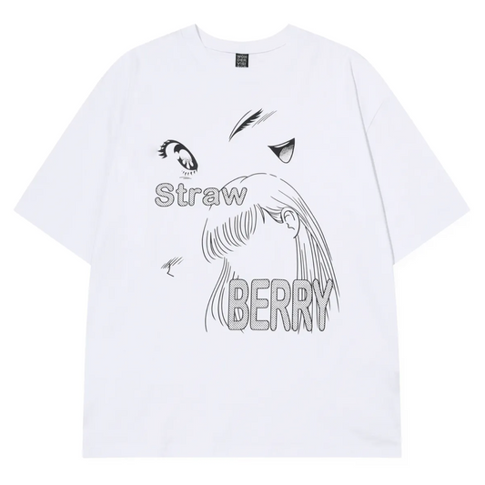 ｜WONDERVISITOR｜ Decomposition Overfit T-shirt (White)