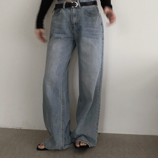 ｜SLOWAND｜ Cover Washing Hip Pocket Denim Pants