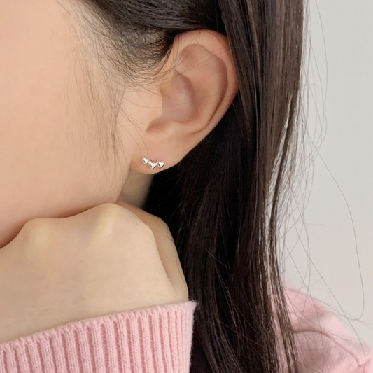 ｜SOYE PI-NE｜ Windy Mini Heart Earrings